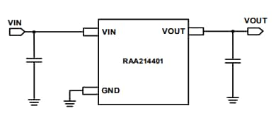 Schéma de principe - Renesas Electronics Carte de démonstration RTKA214401DR0000BU 